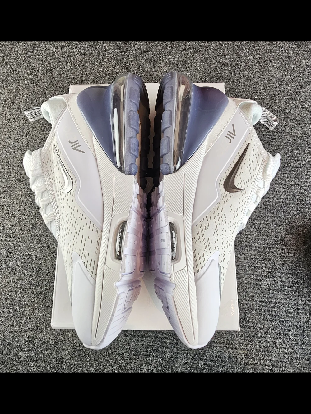 Nike Air Max 270 React White/bark Gray new Various Sizes New